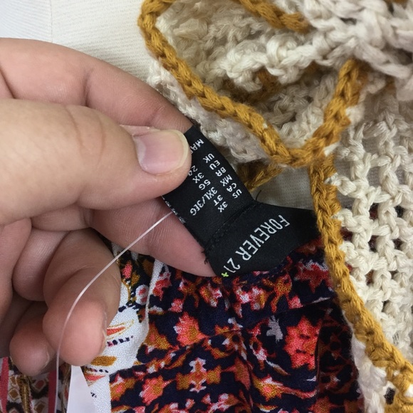 Boho Patchwork Crochet Halter Top Tie Maxi Dress - Picture 6 of 11